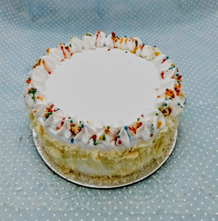 White Foresty Cake